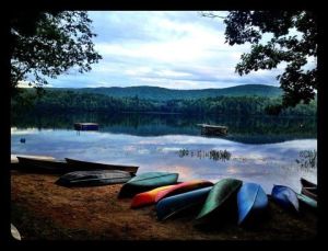 View from our family home on the edge of the ADKs